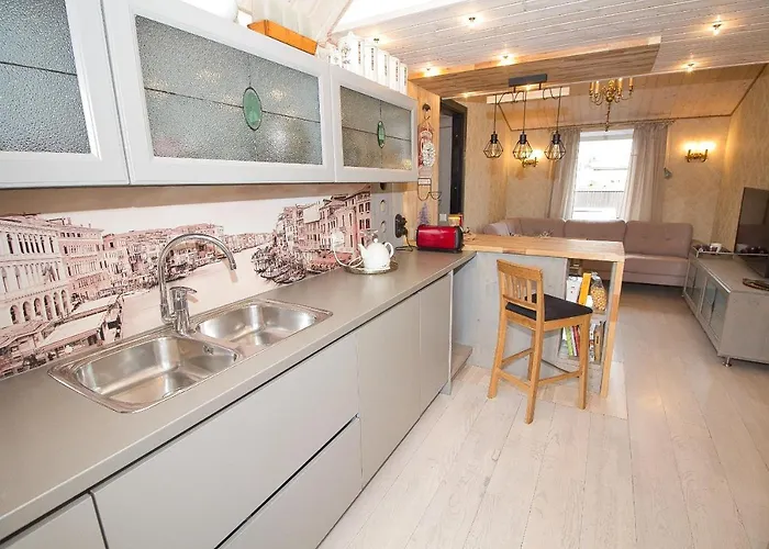 With Private Garden And Large Balcony